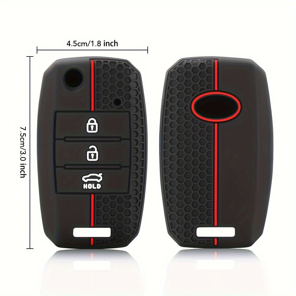 Universal Silicone Car Key Cover Keycase for Kia Models Protective Shell