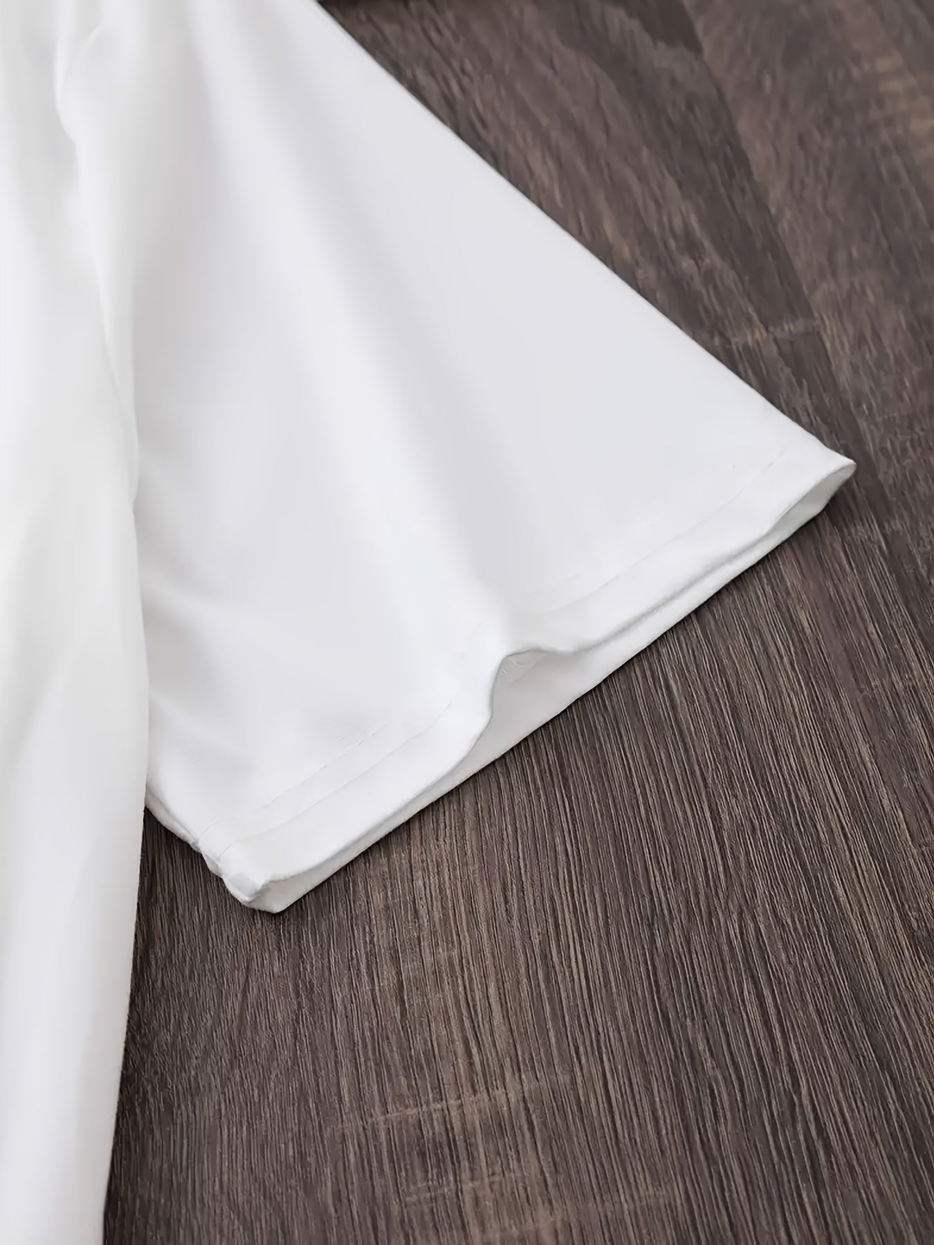 Women's Plus Size White T-Shirt Short Sleeve Crew Neck Casual Everyday