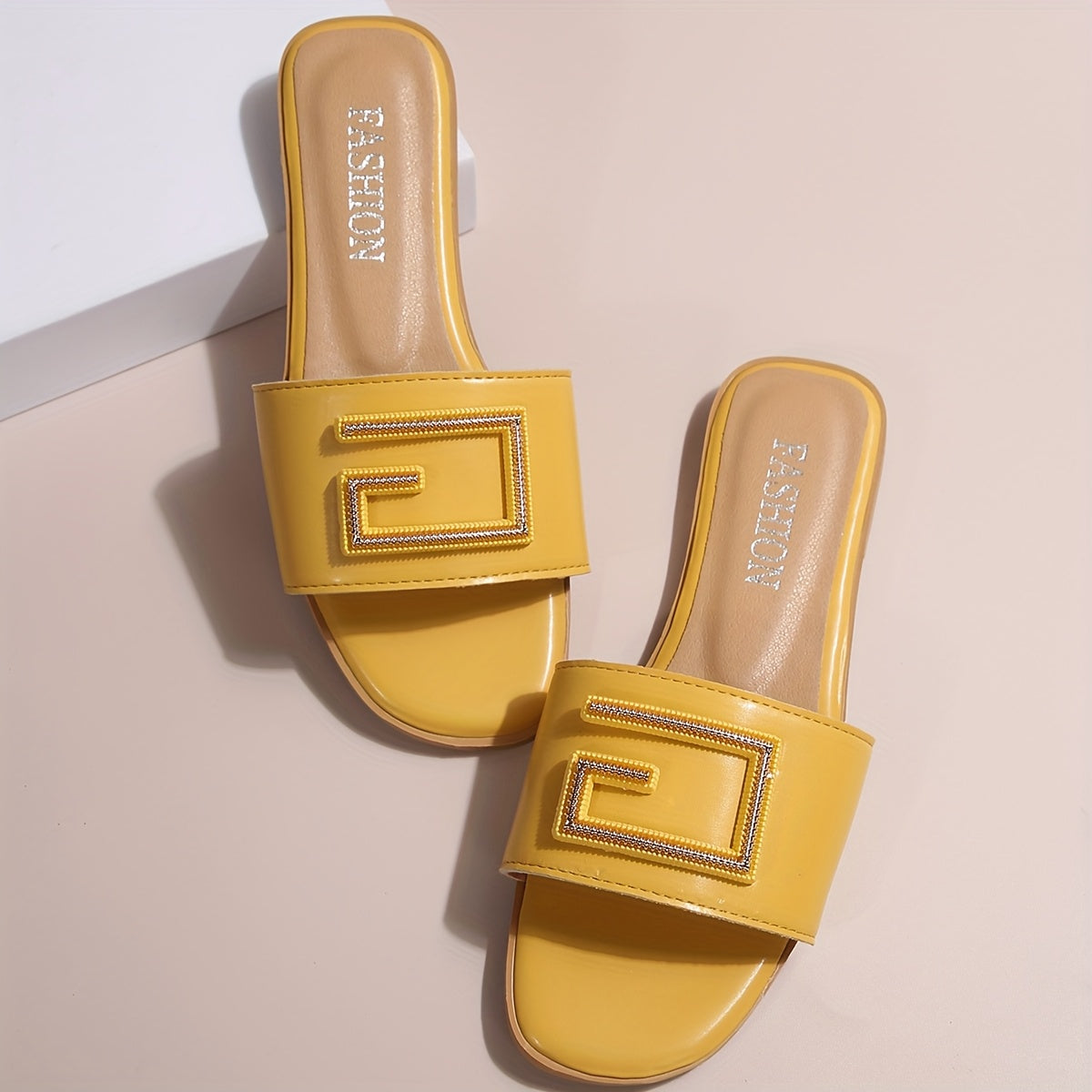 Women's Slippers Soft Surface Flat Toe Comfortable Versatile Colors