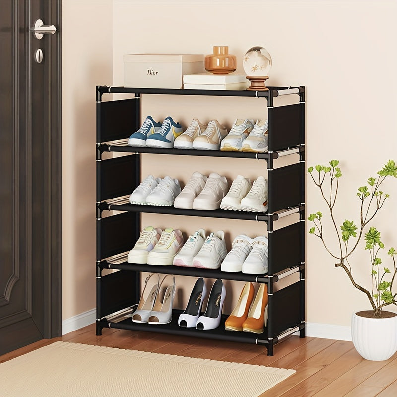 7-Tier Shoe Rack Stackable Expandable Storage for Living Room Dorm Apartment
