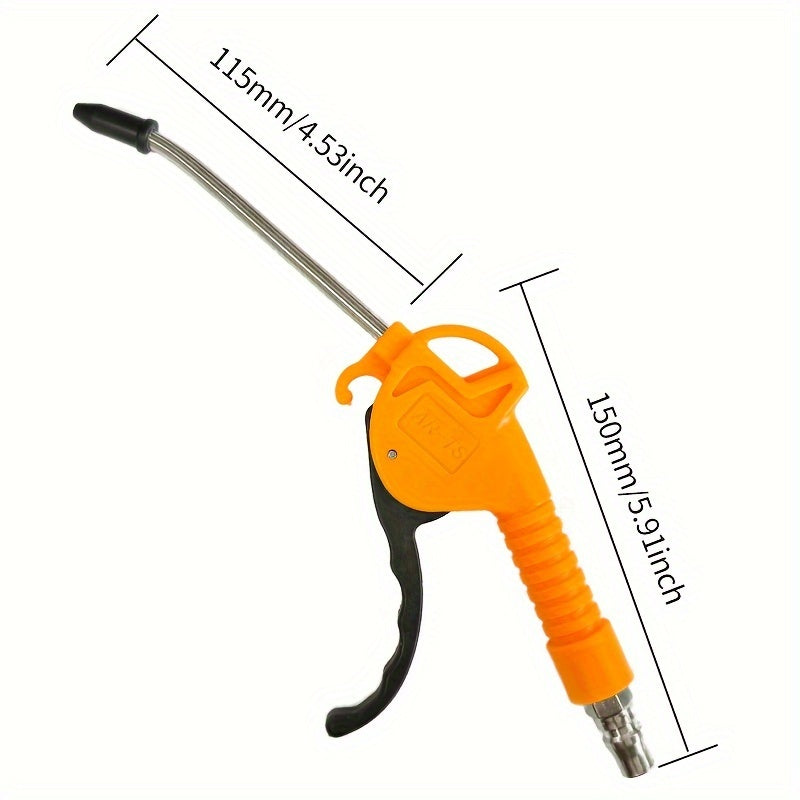 Пневматический очиститель воздуха с пистолетом для высокого давления, желтый и черный