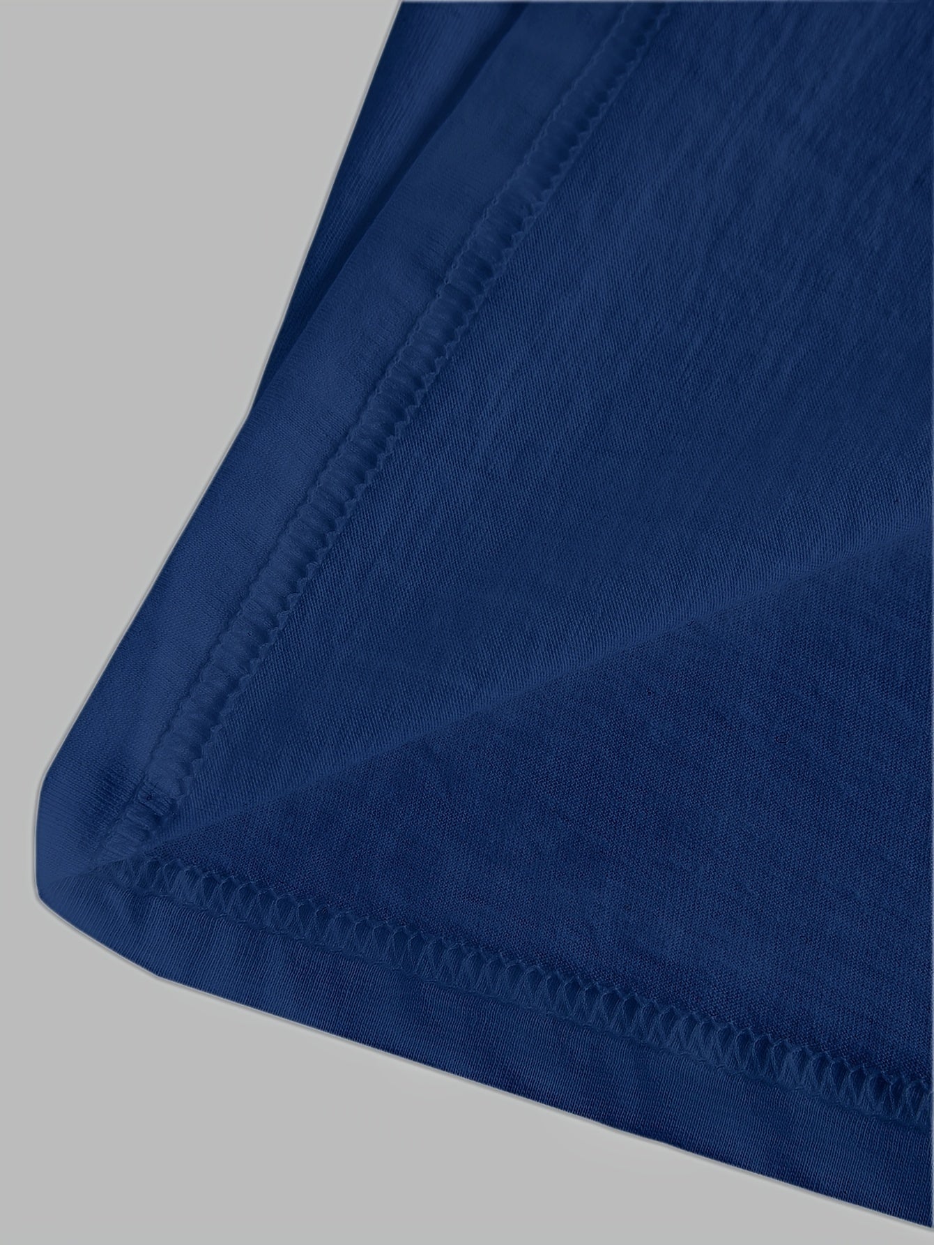 Men's Cotton Crew Neck T-Shirt Solid Color Summer Casual Knit Fabric Regular Fit