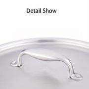 28 см стерлингдан тўғрилган идиш, қопқоғи билан, шўрва, шўрва ва сослар учун