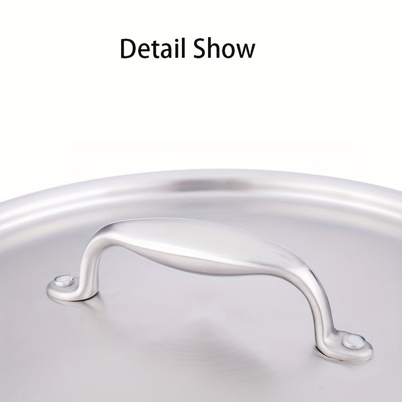 28 см стерлингдан тўғрилган идиш, қопқоғи билан, шўрва, шўрва ва сослар учун