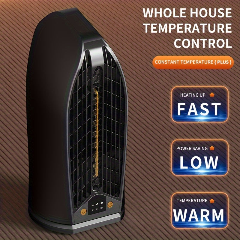 Портативный керамический обогреватель для помещений с функцией колебания и защитой от перегрева