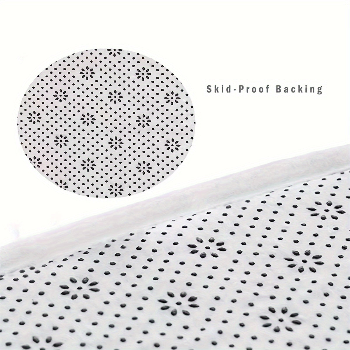 Kids Play Mat Soft Non-Slip Thick Flannel Rug for Kitchen Bathroom Living Room