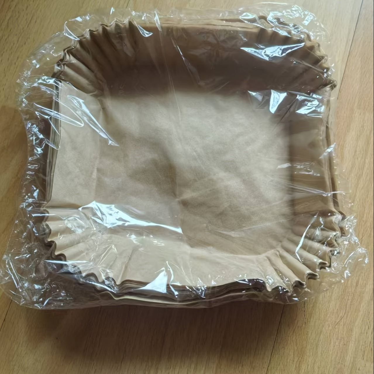 50 Disposable Air Fryer Liners Square Round 21cm Heat-Resistant Oil-Absorbing