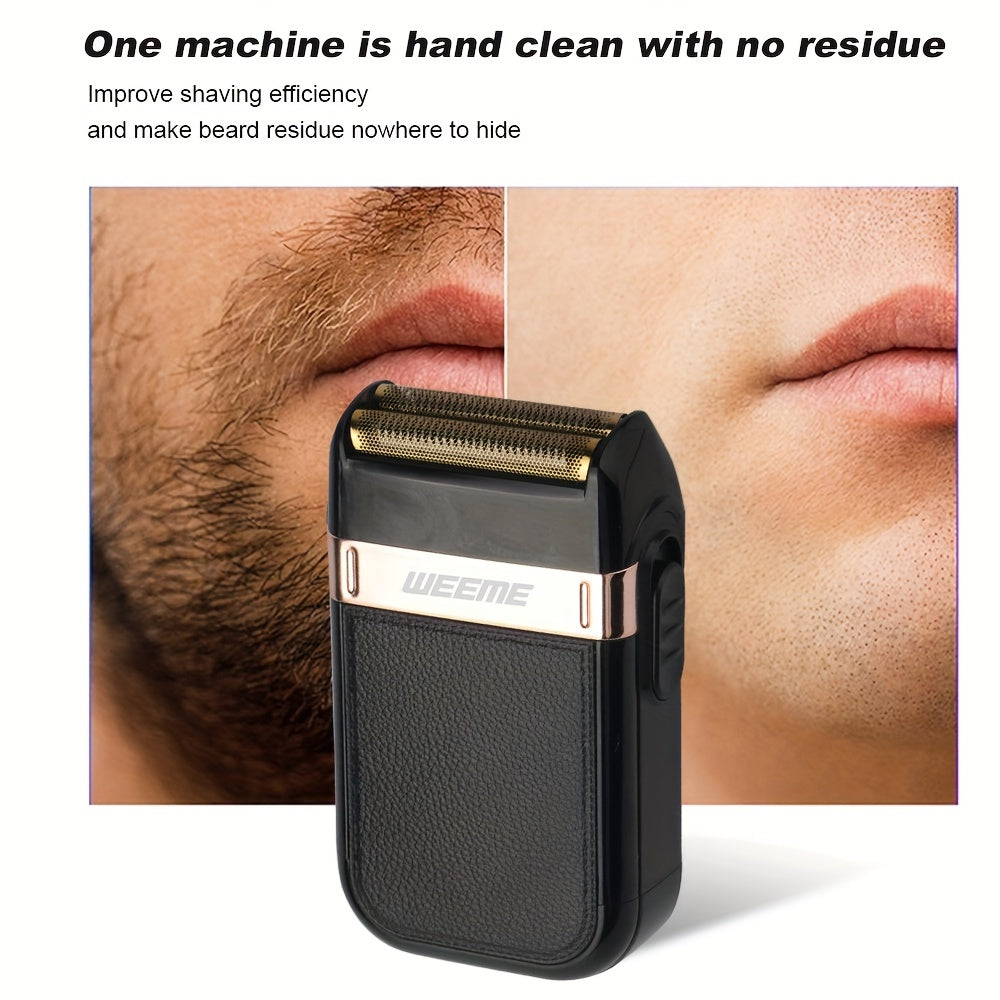 3-piece Men's Grooming Set Hair Clipper Razor Beard Trimmer Storage Bag Travel Gift