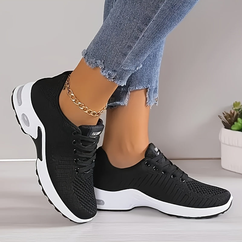 Women's Breathable Mesh Running Shoes Lightweight Cushioned Sneakers