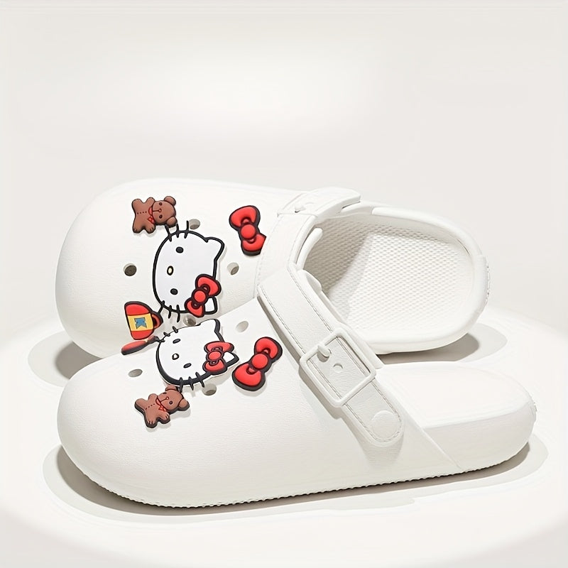 Women's Lightweight EVA Adjustable Sandals Brown Summer Indoor Outdoor Slippers