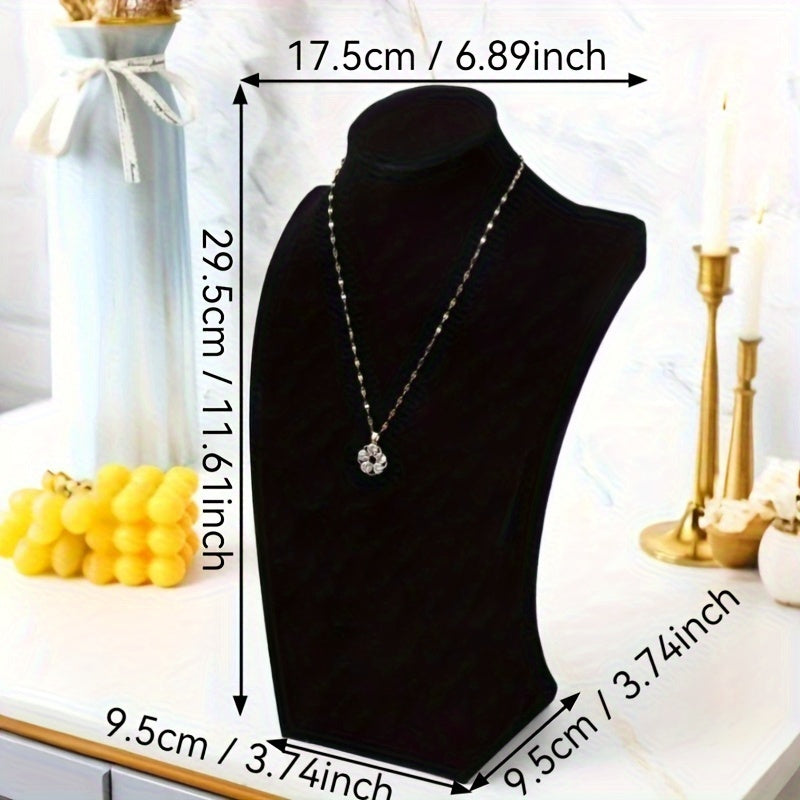 Velvet Jewelry Display Stand for Necklaces and Photography