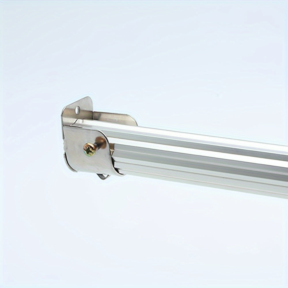 Set of 1 or 2 Curtain Rod Flange Fittings for Roman and Stainless Pipe Mounting