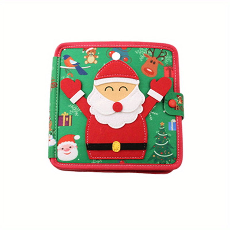 3D Фетровая Тихая Книга: Увлекательная сенсорная игрушка для маленьких детей, которая развивает навыки и способствует раннему обучению.