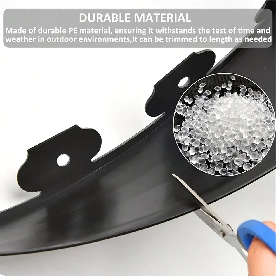 10m Qora PE bog' bog'ini chetiga 30 ta ankraj pinlari bilan bog'lash uchun