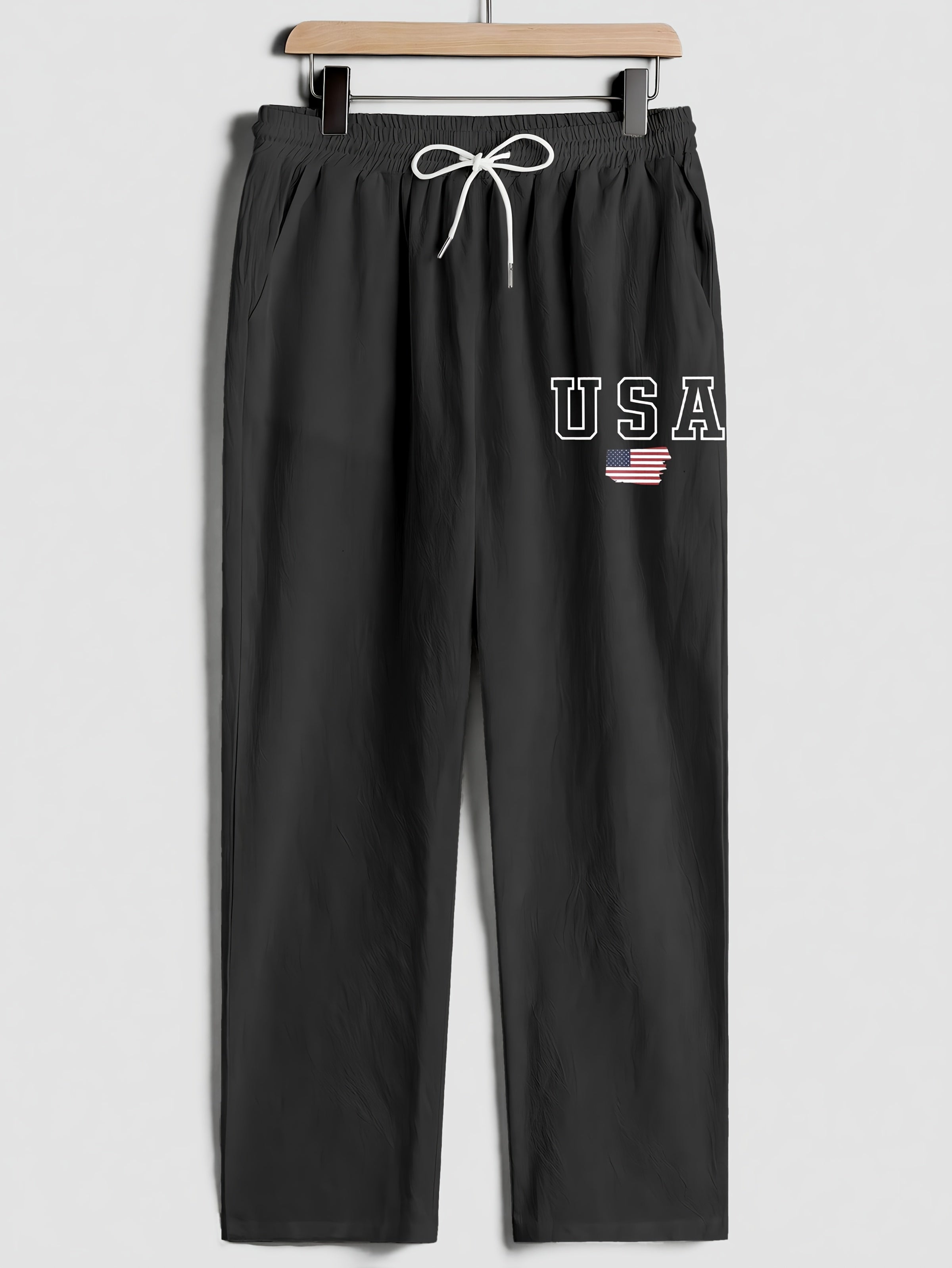 Men's Short-Sleeve Set Black and White Gradient 3D Print Polyester Casual