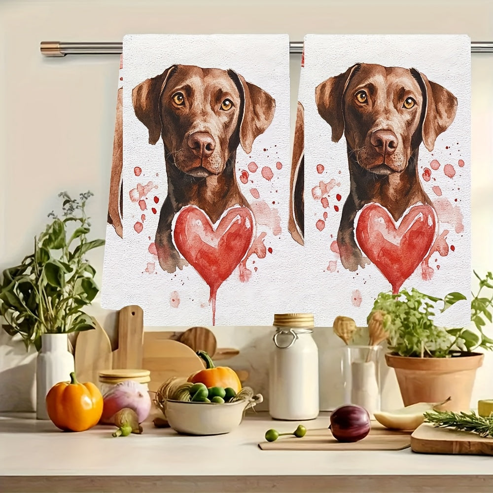 2 ta Ultra-Soft it art oshxona sochiqlari 40x60cm yuvuvchan bayram bezaklari