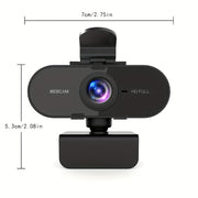 Full HD 1080P USB Webcam for PC Video Recording and Streaming