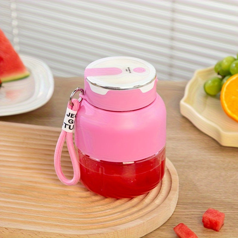 Rechargeable Compact Juicer Cup with USB Charging and 1300mAh Battery for Home and On-the-Go