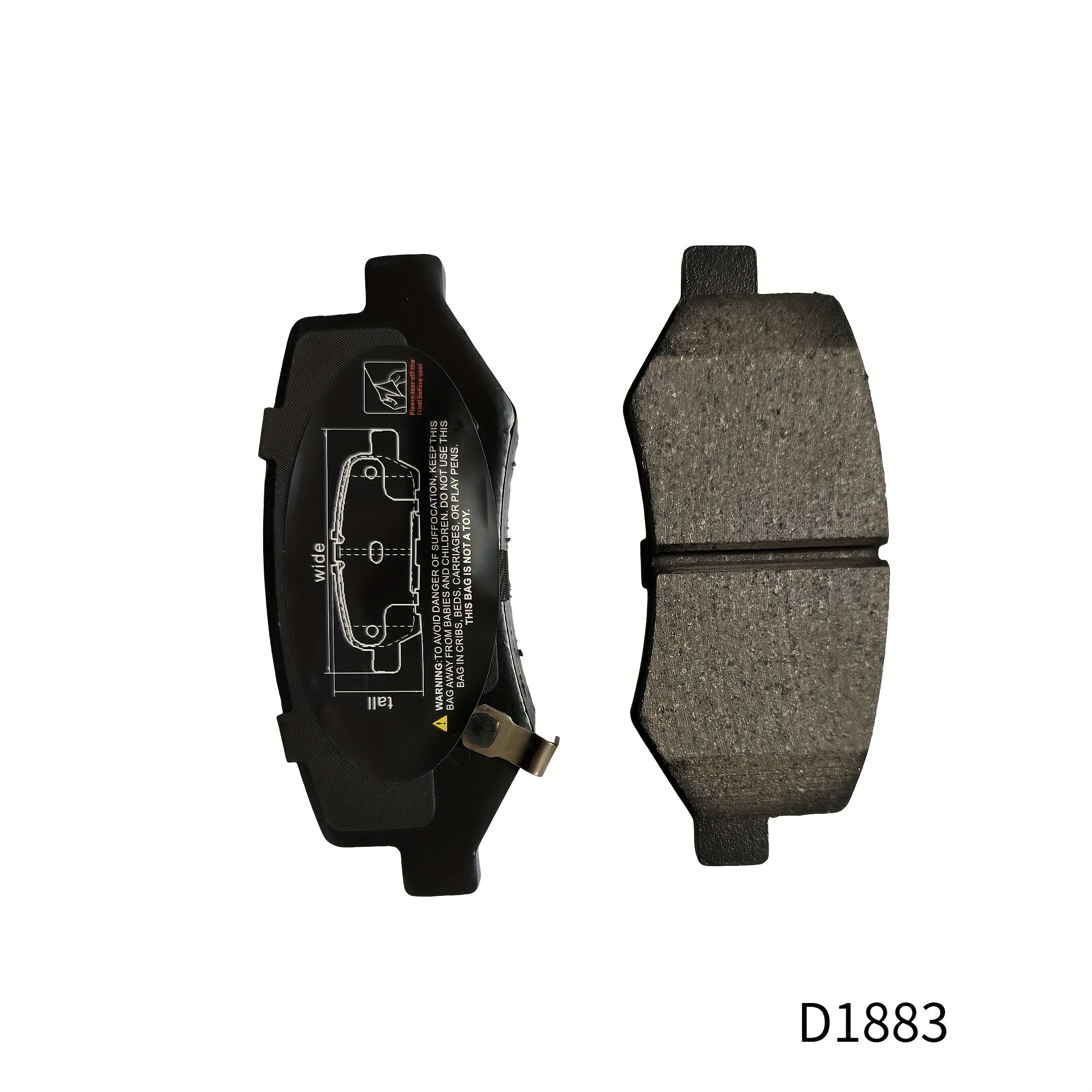 4pcs Ceramic Brake Pads Set for Cars Replacement Brake Components