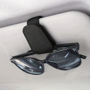 Car Interior Accessories Magnetic Leather Glasses Holder Clip for Car Visor