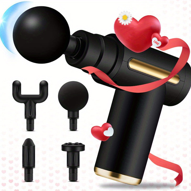 Portable ABS Massage Gun for Men and Women Rechargeable Lithium Battery Holiday Use