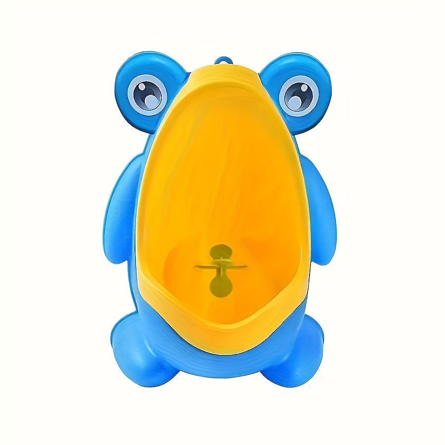 Kichkina erkaklar uchun plastmassa devorga o'rnatiladigan siydik pufagi, portativ, turadigan hojatxona, jonli ko'zlar bilan