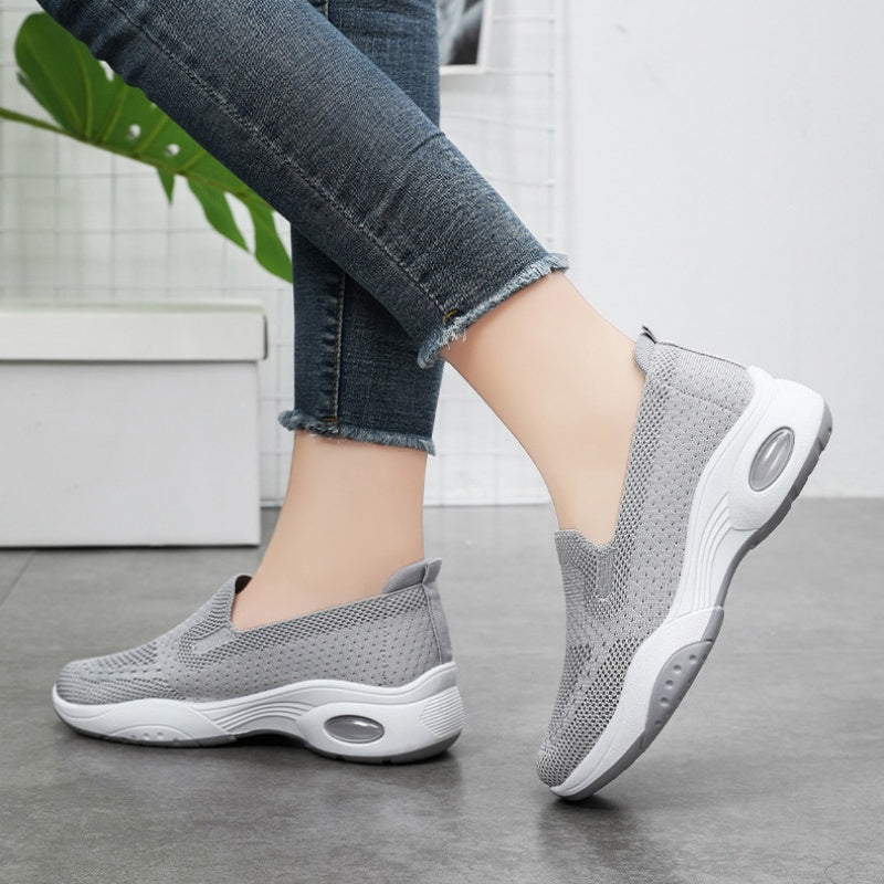 Women's Mesh Sneakers with Air Cushion Support for Casual and Outdoor Use
