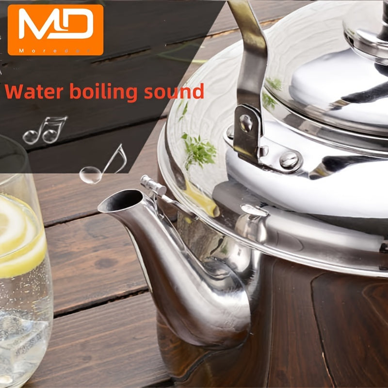 Stainless Steel 5L Whistling Tea Kettle For Stovetop Large Capacity Durable