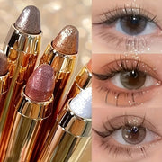 Set of 5-8 Dual-Ended Glitter Eyeshadow Pencils for Natural and Shimmery Finish