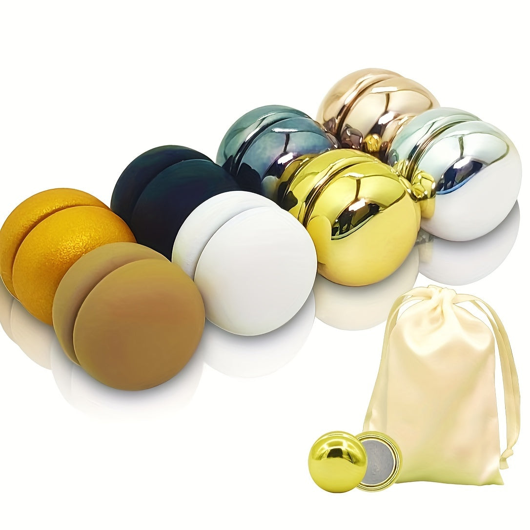 Set of 8 Magnetic Alloy Brooch Pins for Hijabs Scarves and Clothing