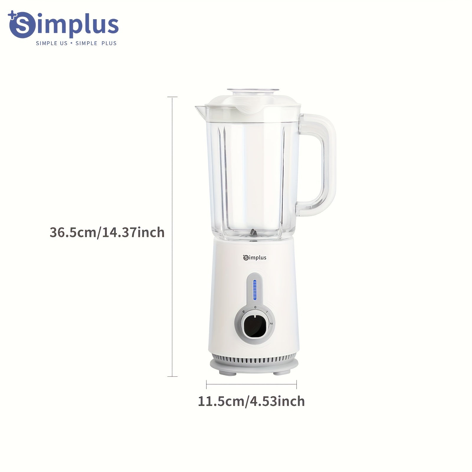 Electric Blender 3-in-1 High Power 380W Stainless Steel Blades 3 Cups Kitchen Use