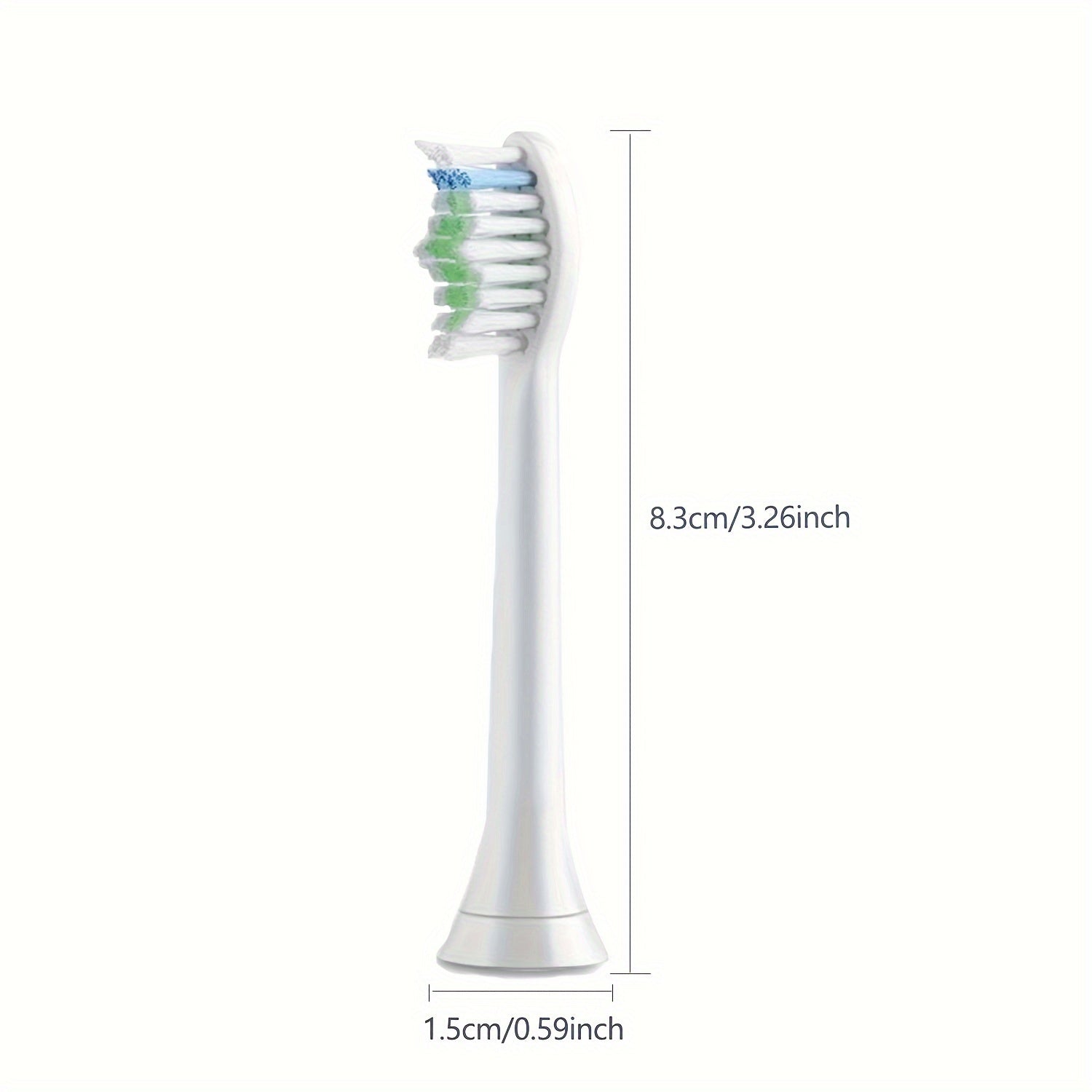 4 ta to'plam Elektr tozalash cho'tkasi boshlari Sonicare ultrasonik almashtirish cho'tka boshlariga mos keladi