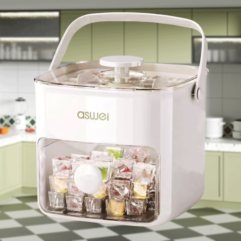 Portable Ice Maker Compact Large Capacity Creates 50 Ice Cubes Per Day