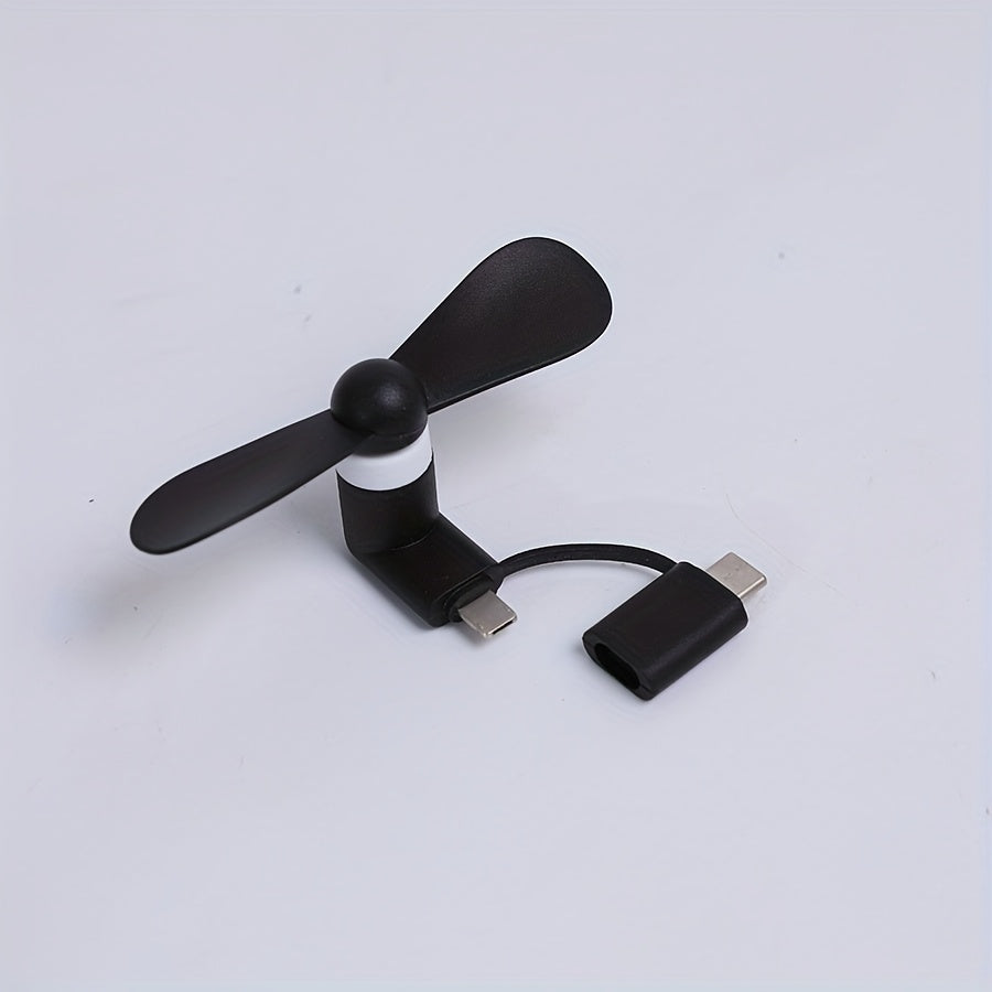 Портативный ручной вентилятор с USB-питанием, 3 скорости охлаждения для путешествий и использования на открытом воздухе