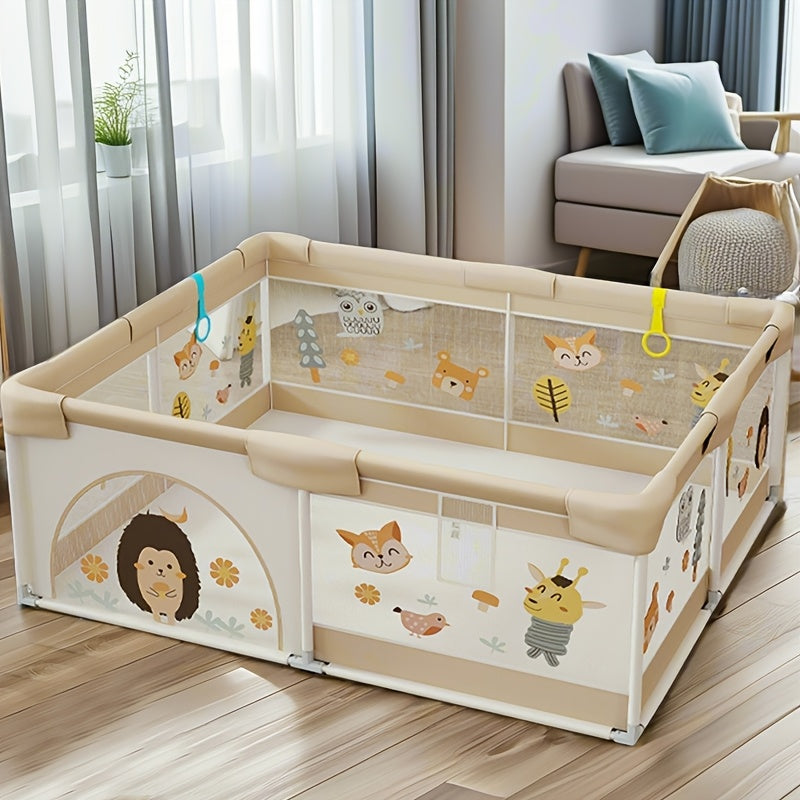 Safety Barrier for Play Areas with 8 Non-Slip Suction Cups and Multiple Sizes