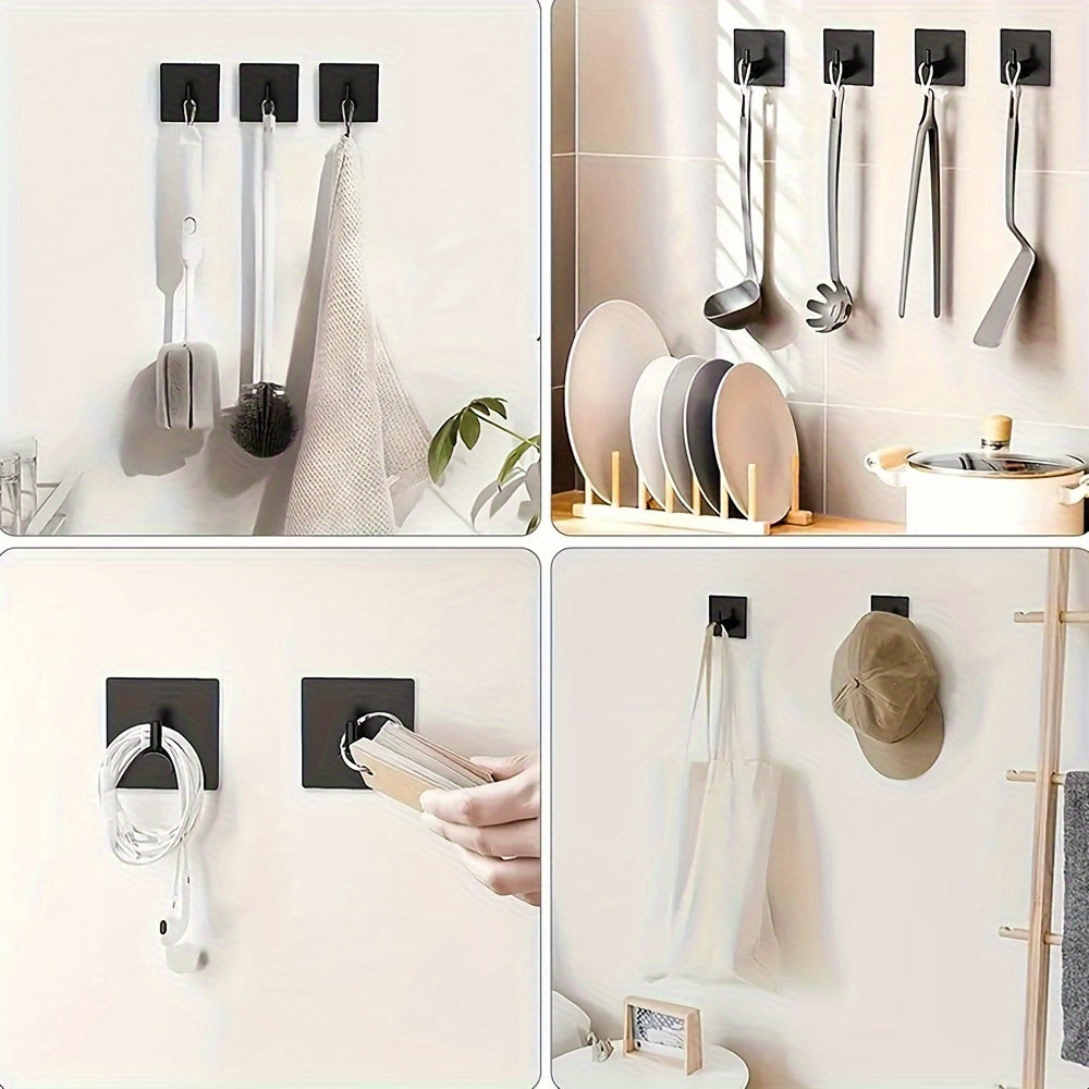 Gancho de pared adhesivo de acero inoxidable para toallas y batas