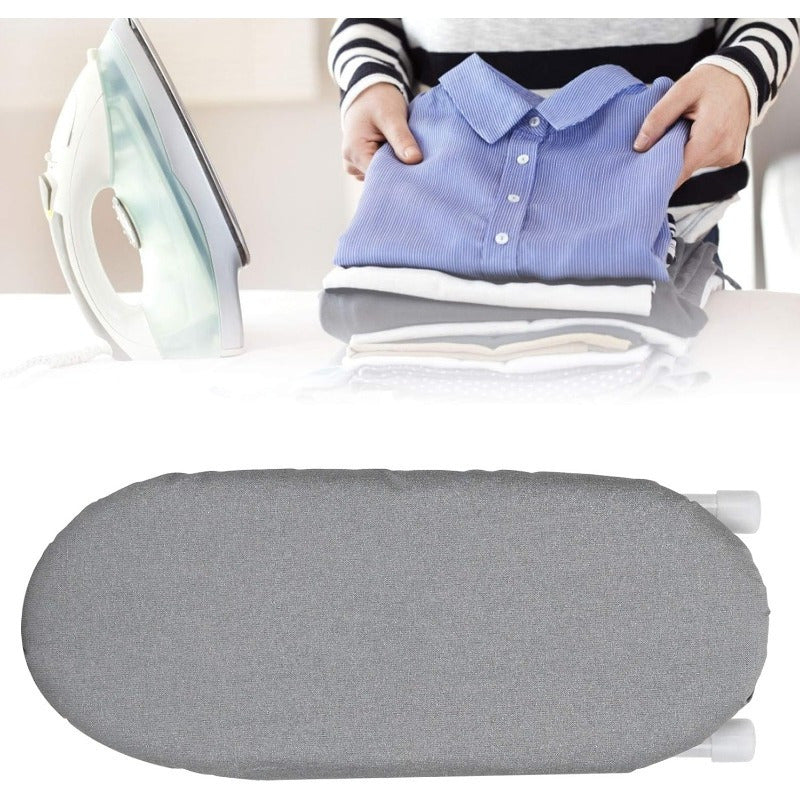 Kichik Mini Qayta Temirlangan Stol, 25.91 sm joyni tejovchi dizayn, tikuvchilik, hunarmandchilik, uy ishlarini bajarish va sayohat uchun - Anti-qizdiruvchi kumush mato bilan jihozlangan, tikuv loyihalari uchun ideal