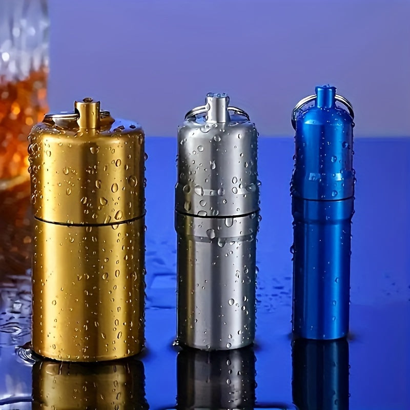 Large-Capacity Metal Cigarette Case Waterproof Moisture-Resistant Durable Holder