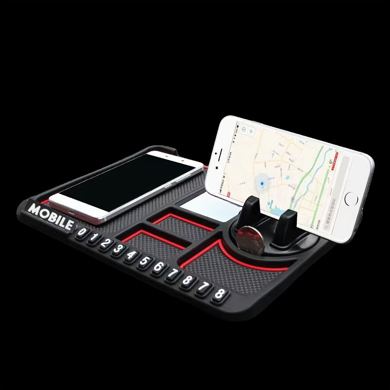 Avtomobil Universal Burilish Telefon Stendi Dual Karta O'rindigi Antiskid Yostiq Aksesuarlar