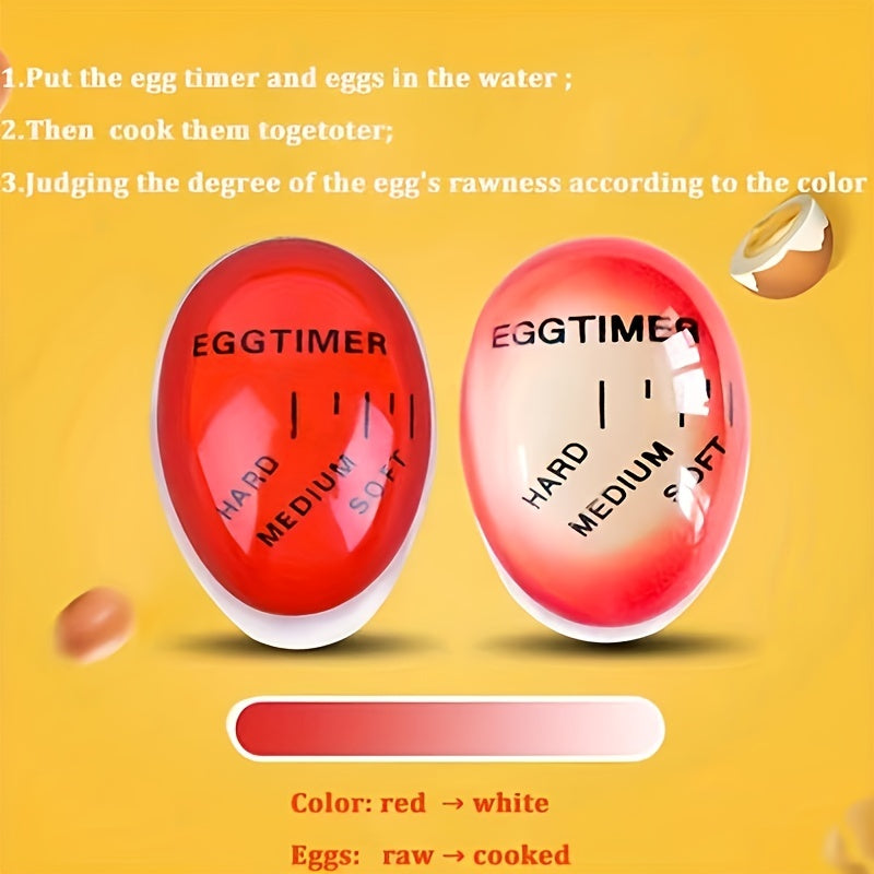 Non-Electric Kitchen Egg Timer, ABS Material, Food Preparation Tool
