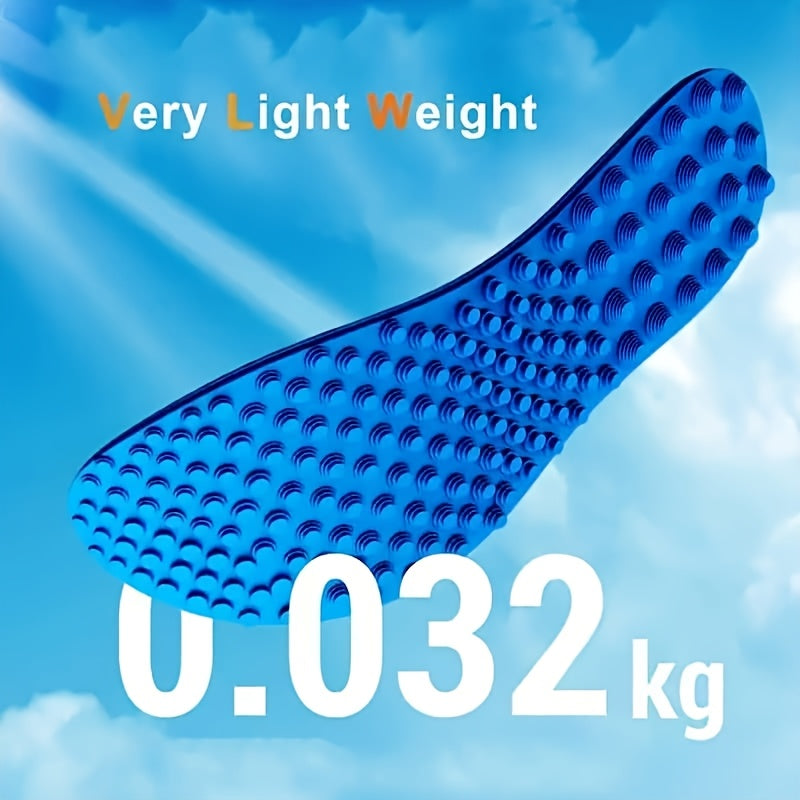 Unisex Breathable Shock-Absorbing Massage Insoles for Running and Walking