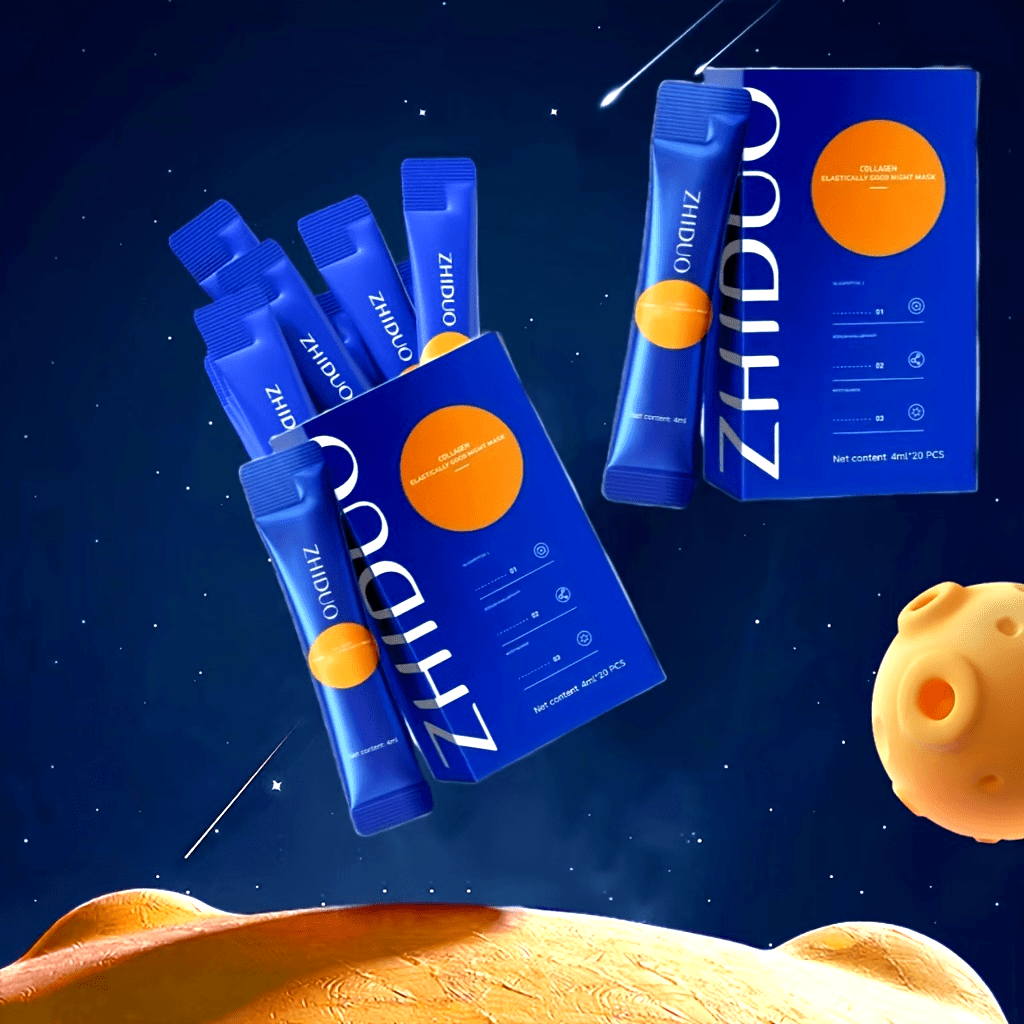 Ночной коллагеновая маска для сна 20 шт. Увлажняющая, увлажняющая, дорожный набор