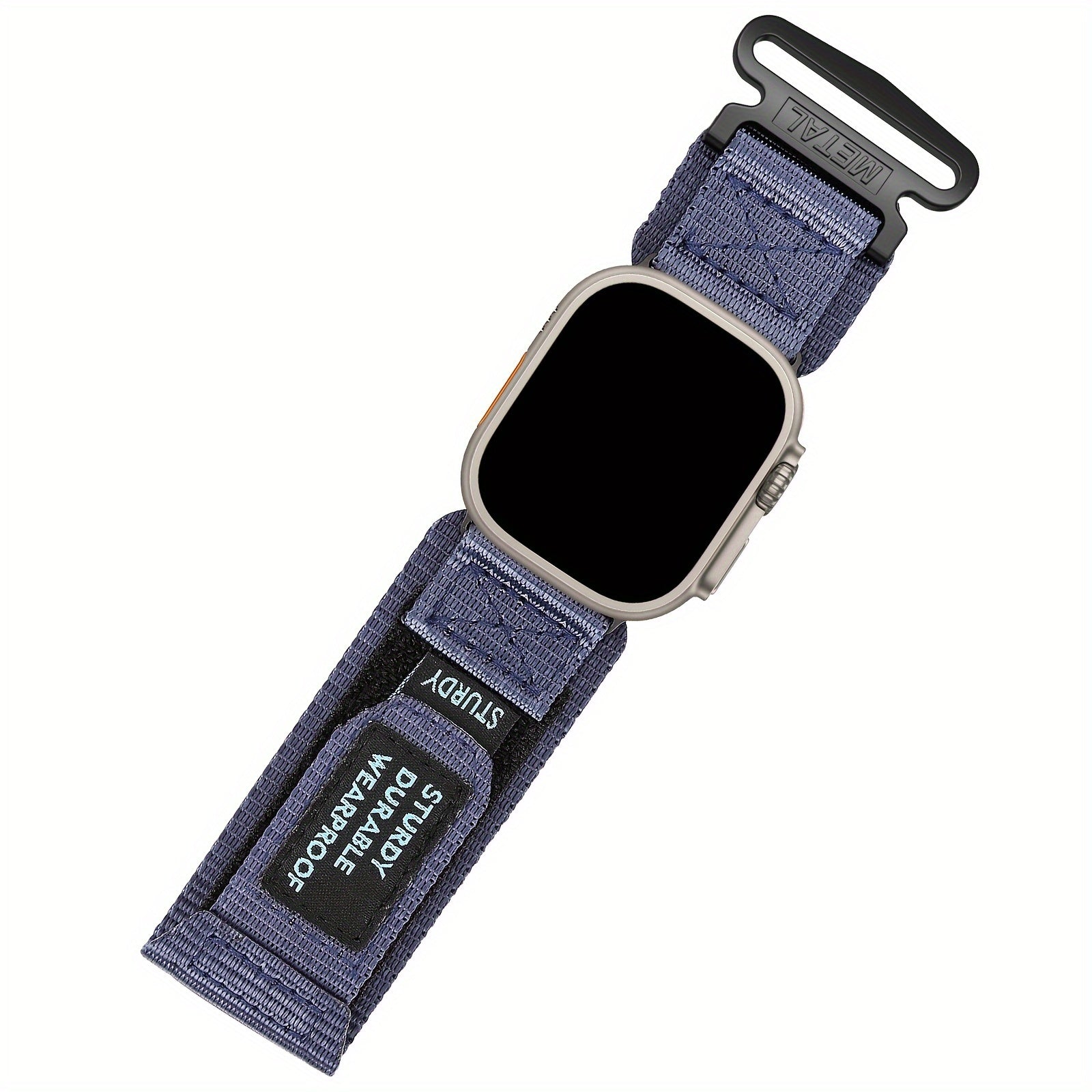 Camouflage Nylon Watch Band for Apple Watch Series 1-10 Ultra and SE Outdoor Sports Hiking