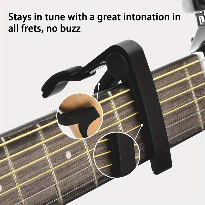 13-Piece Guitar Accessories Set with Capo Tuner Plectrums and Holder for Beginners