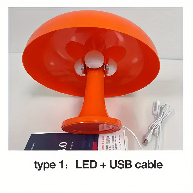 LED Mushroom Table Lamp for Bedroom and Living Room Modern Minimalist Desk Light