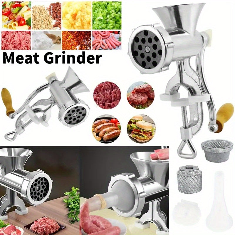 Ручная нержавеющая сталь мясорубка кухонный комбайн настольный зажим многофункциональный кухонный инструмент для измельчения мяса и овощей