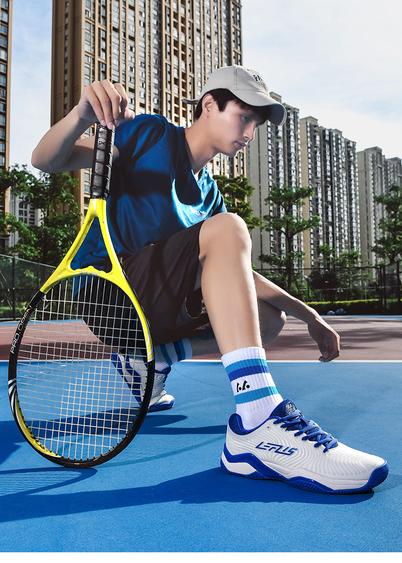 Мужские всесезонные кроссовки для корта для pickleball, бадминтона, тенниса, с противоскользящей, амортизирующей подошвой