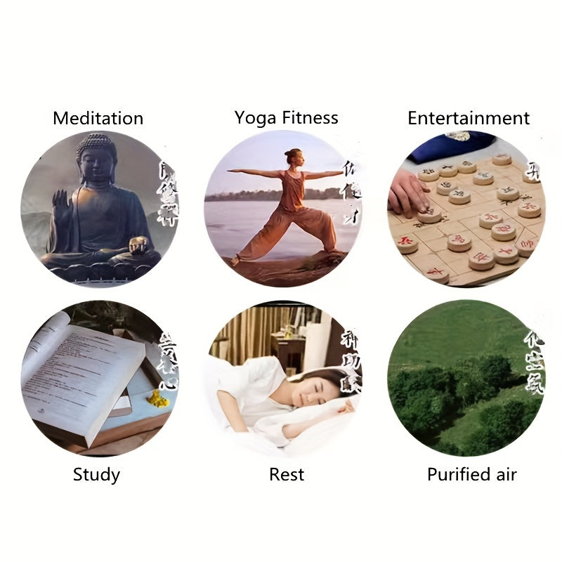 96pcs Aromatherapy Incense Plates with Agarwood Sandalwood Lavender for Yoga Meditation