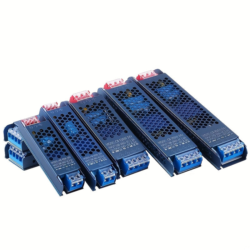 LED chiroq lentalari, transformatorli LEDlar uchun mos, AC110V-220V dan DC12V/24V ga, 60w/100w/200w/300w da mavjud.