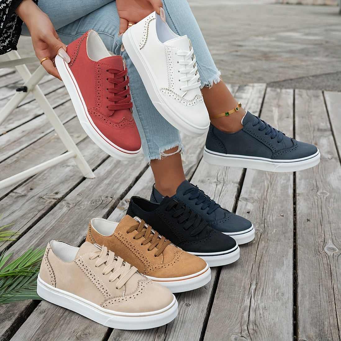 Women's Breathable Mesh Knit Sneakers White Black Red Lightweight Walking Shoes